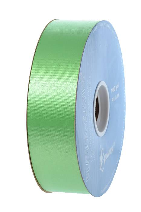 1-7/16 X 100yds Flora-satin Mint Green