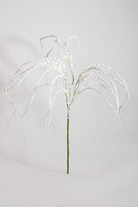 35" Artificial Amaranthus Hanging Spray White