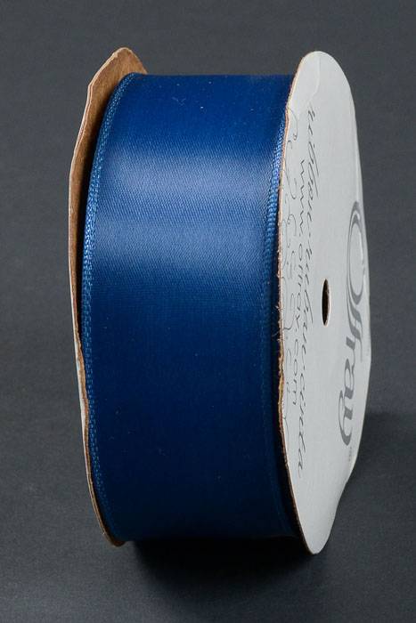 1-1/2" X 25yds Wired Contessa Ribbon Light Navy