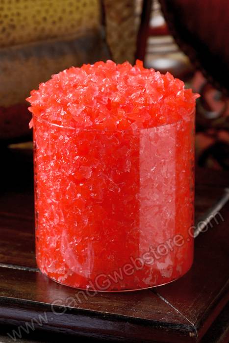 10oz Cracked Ice Crystal Gels In Bottle Red