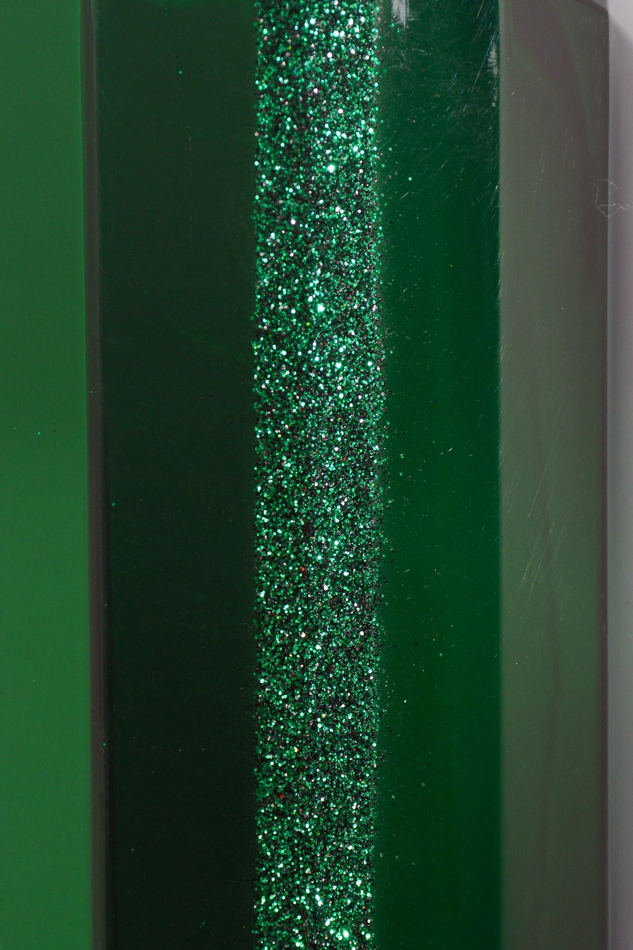4.75" x 8" Rectangle Jewel Box Ornament W/Glitter Dark Green