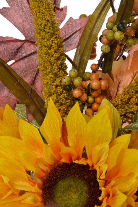 20" Sunflower & Berry Pick (Yellow)