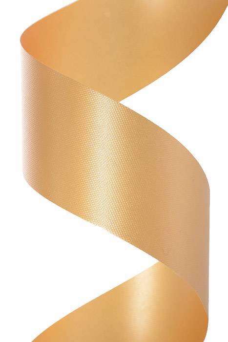 1-7/16 X 100yds Flora-satin Gold