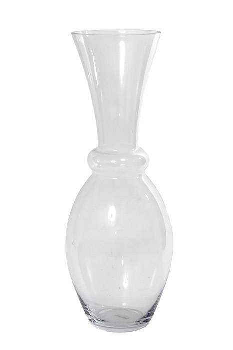 6" X 19.75" Glass Vase Clear
