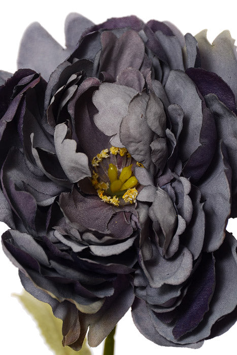 27.5" Silk Peony Spray Purple
