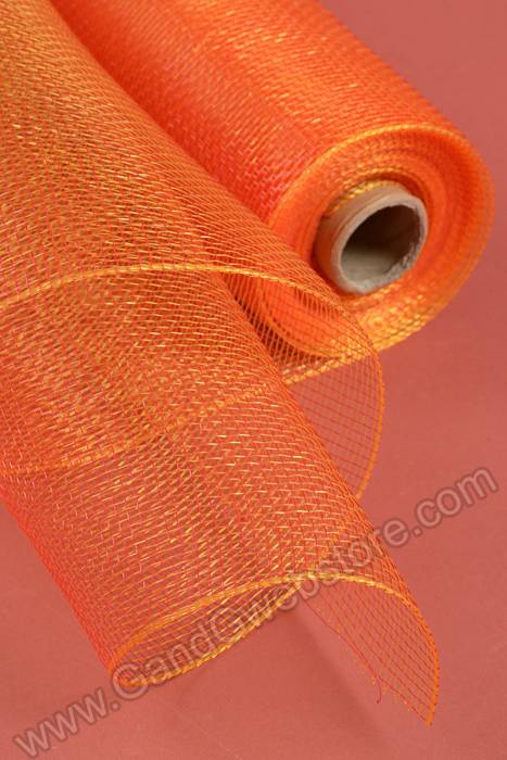 21" X 10yds Polyproplene Plastic Mesh Red/gold