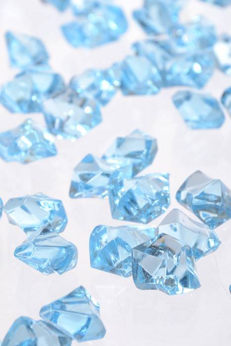 Large Acrylic Cube Light Blue Pkg/1lb