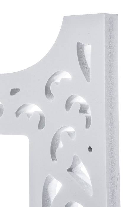 19.5" Carved Number "1" White
