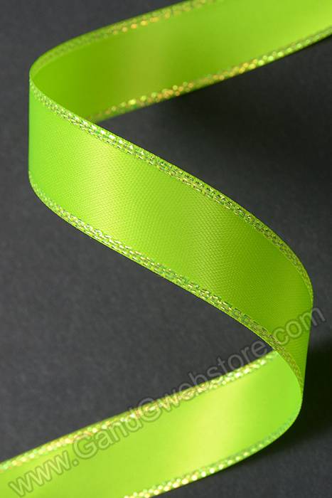 5/8" X 25yds Olivia Ribbon Neon Green