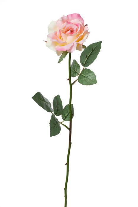 22.5" Silk Medium Rose Spray Pink