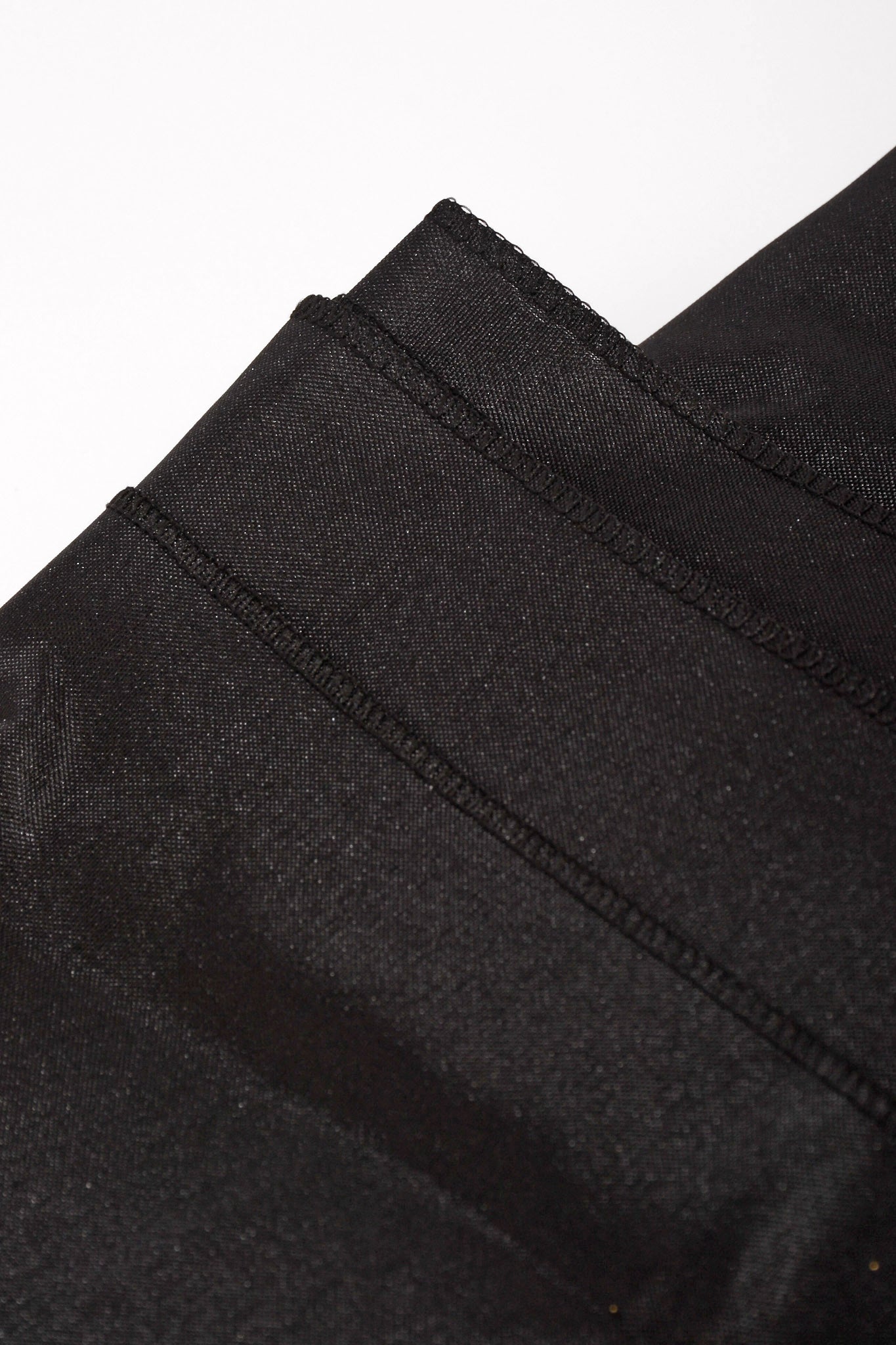 90" X 132" Rectangle Polyester Tablecloth Black