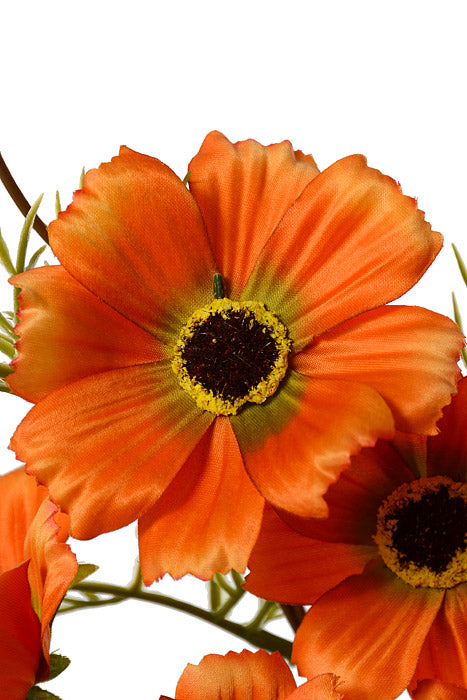 28" Silk Cosmos Spray Orange