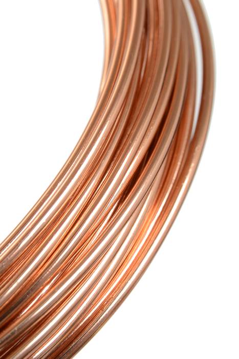 2mm X 10yds Aluminium Wire Light Brown