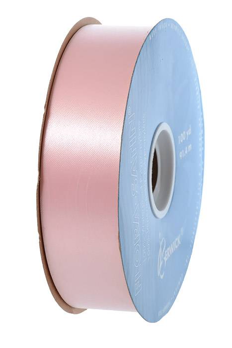 1-7/16 X 100yds Flora-satin Peach