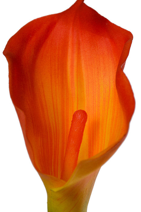 25" Calla Lily Spray Orange
