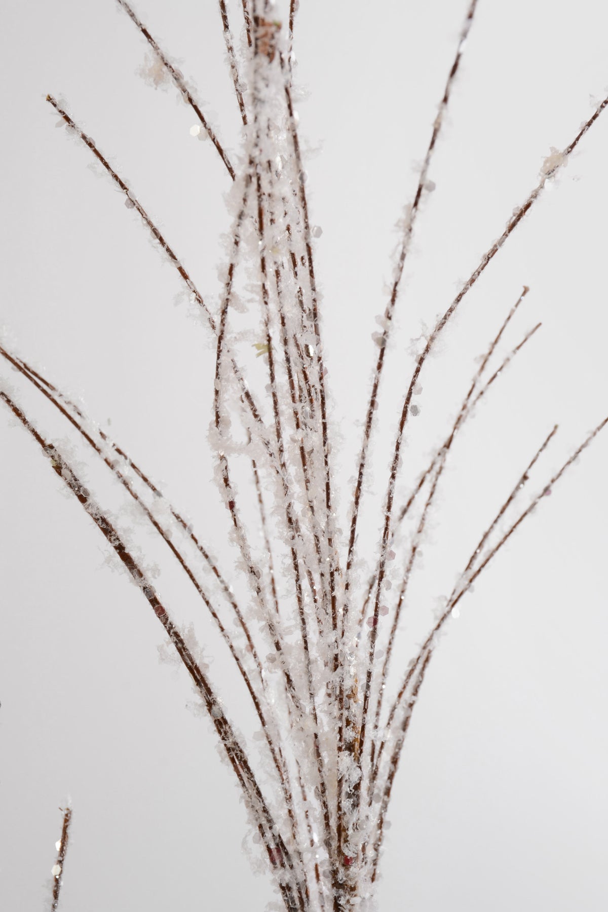 42" Wispy Pine Spray Snow Natural
