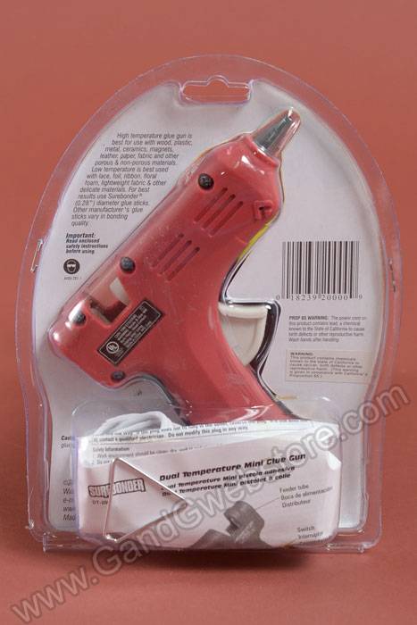 5.5" Mini Hot Glue Gun Red