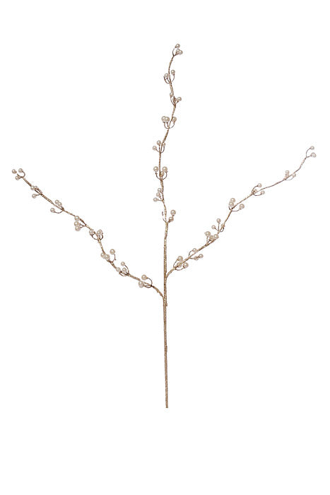 31.5" Pearlized Bead Spray Champagne