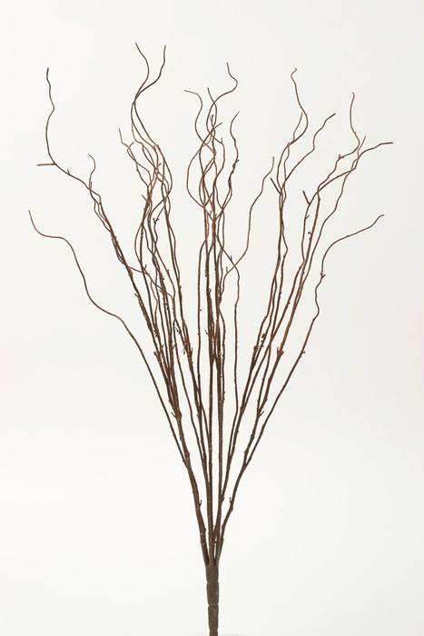 31" Plastic Twig Bush Brown