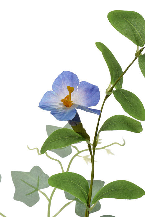 20" Silk Pansy Pick Violet