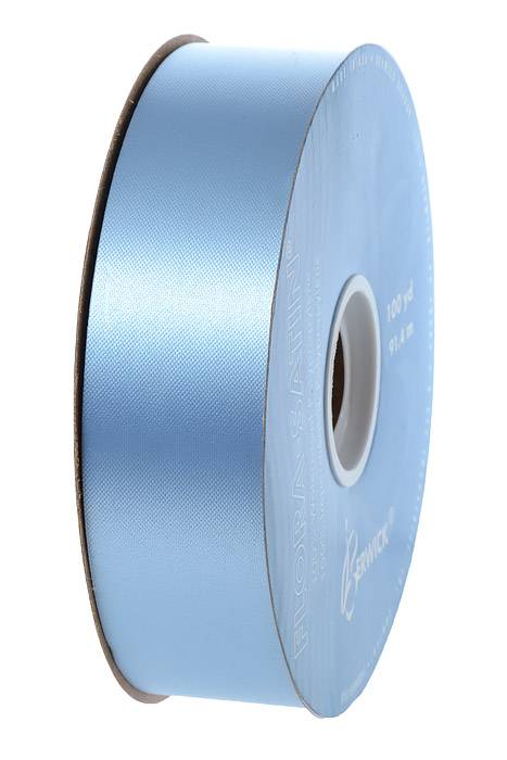 1-7/16 X 100yds Flora-Satin Blue