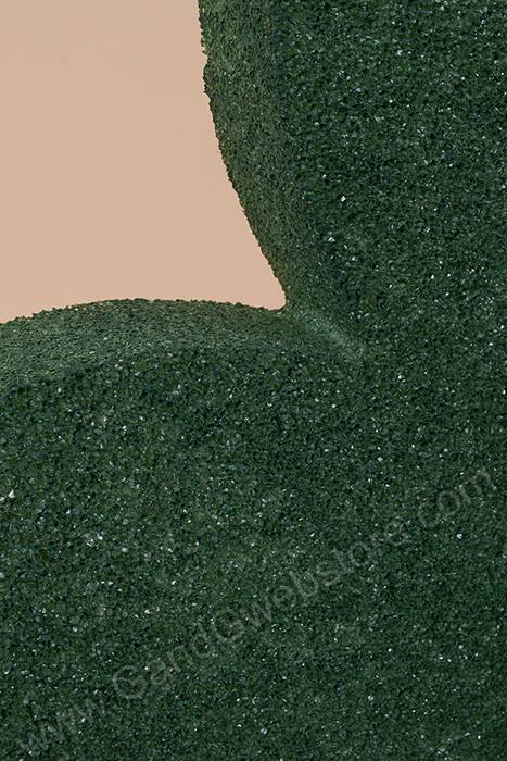 23" Styrofoam Solid Heart Green