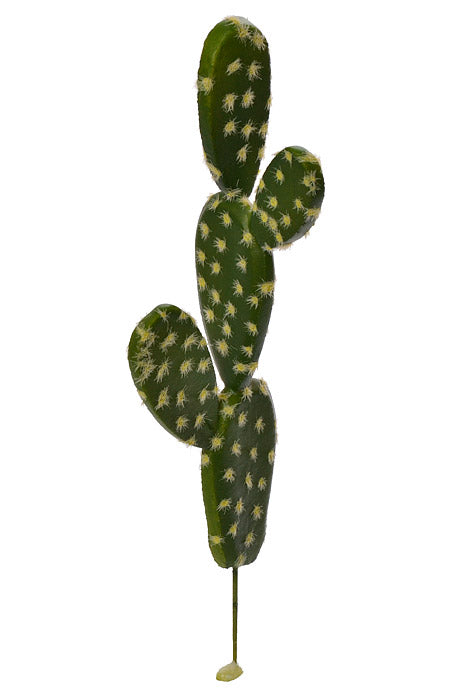 13.5" Soft Bunny Ear Cactus Green