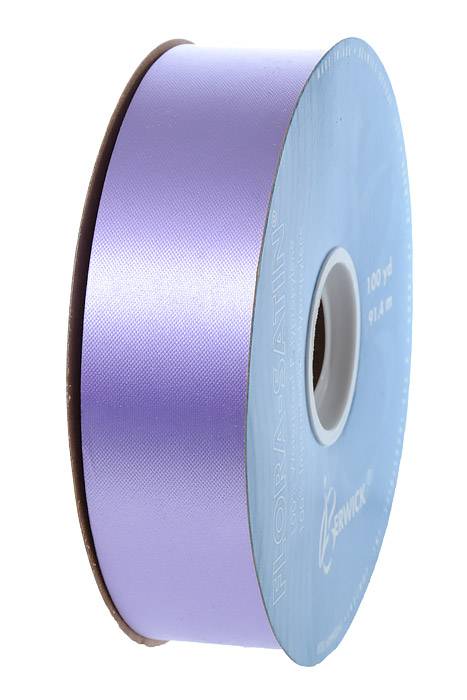 1-7/16 X 100yds Flora-satin Lavender