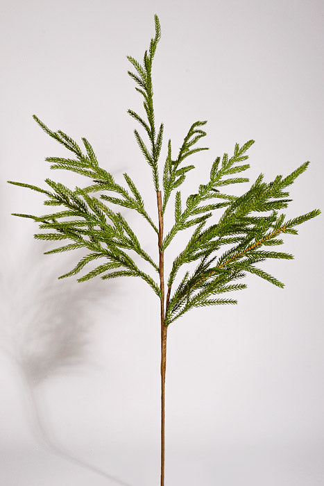 30" Artificial Soft Touch Mini Fir Spray Green