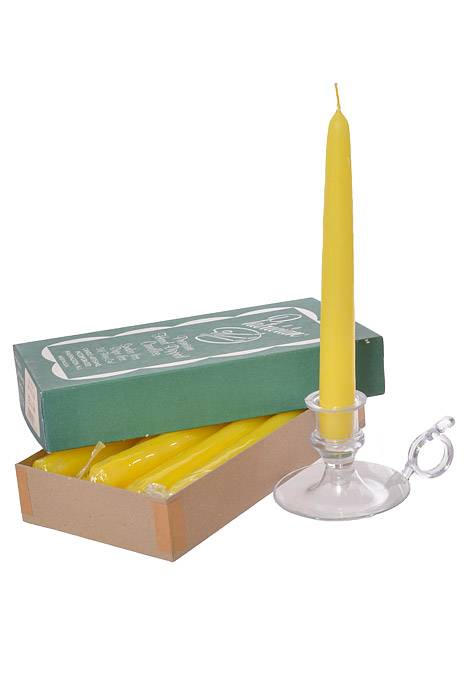 8" Patrician Taper Yellow Box/12