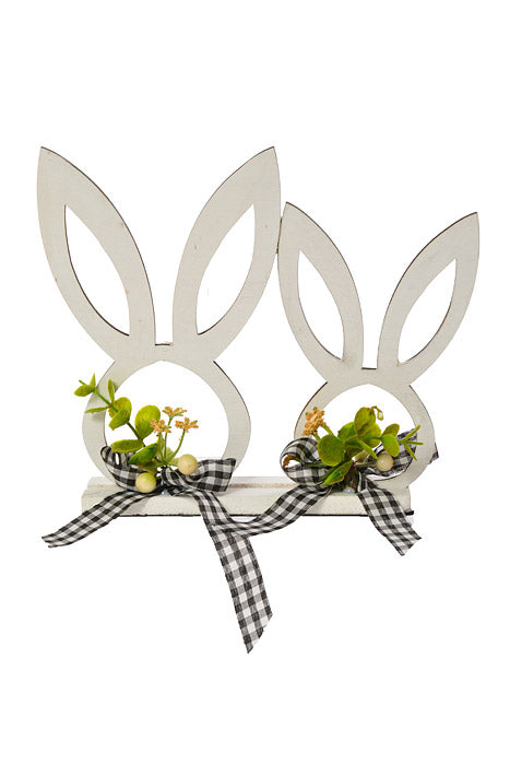 7.5" Bunny Head Stand White