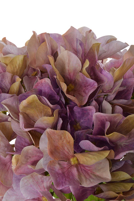 28" Silk Hydrangea Spray Purple/Pink