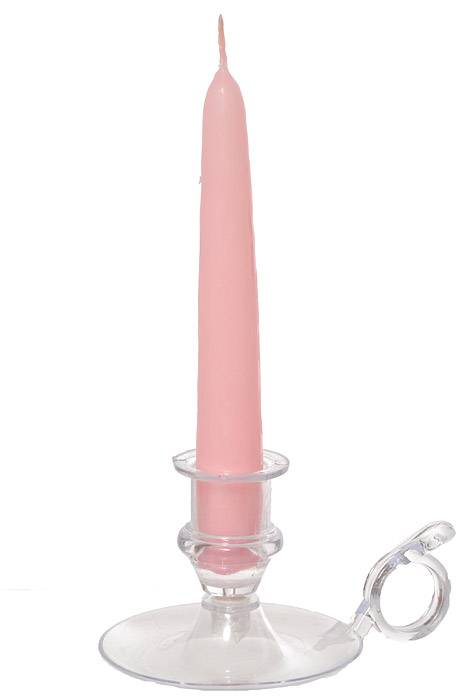 6" Patrician Taper Pink Candle Box/12