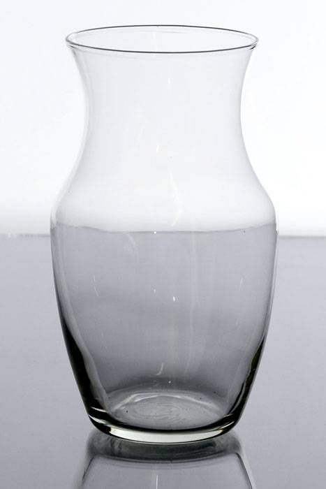 9" Jordan Glass Vase Clear