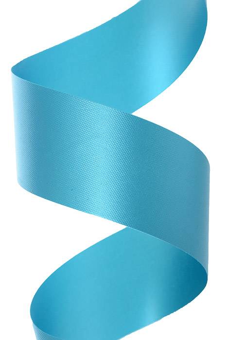 1-7/16 X 100yds Flora-satin Turquoise