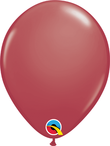5" Fashion Latex Balloon Cranberry Pkg/100