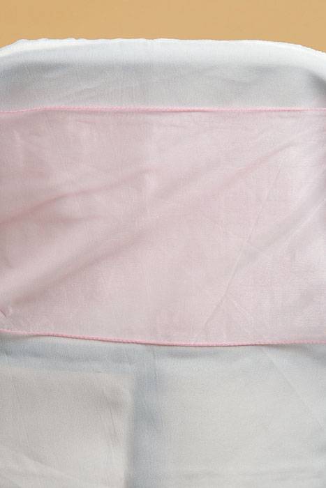9" X 10ft Organza Chair Bow Pink Pkg/6