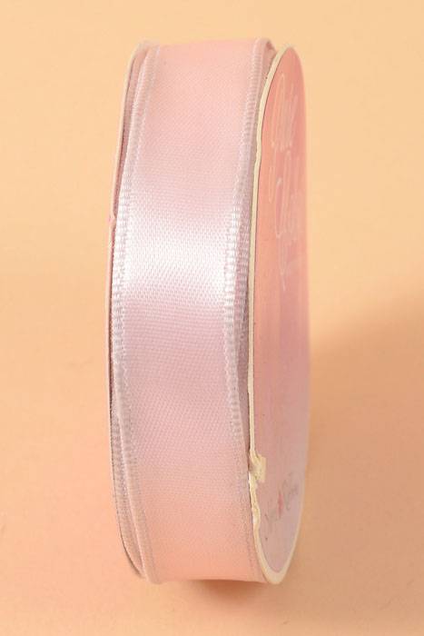 5/8" X 10yds Wired Satin Ribbon Light Pink