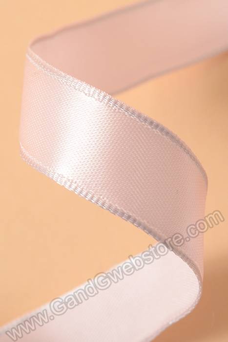 5/8" X 10yds Wired Satin Ribbon Light Pink