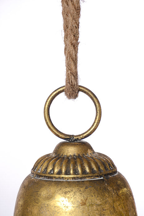 17" Metal Jingle Bell Champagne/Gold