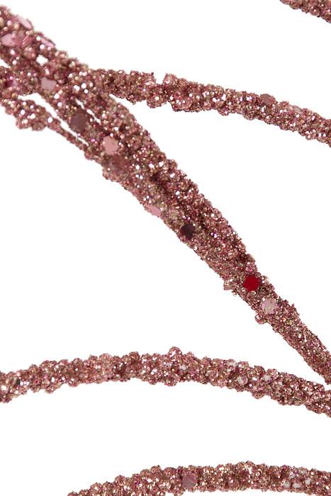 36" Twig Glitter Spray Pink
