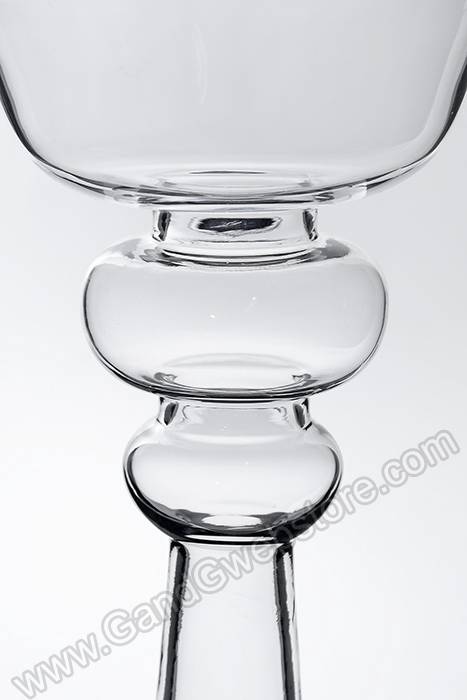 8.75" X 5" X 18" Glass Vase Clear