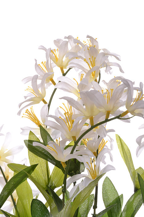 20" Silk Satin Freesia Bush (Cream)