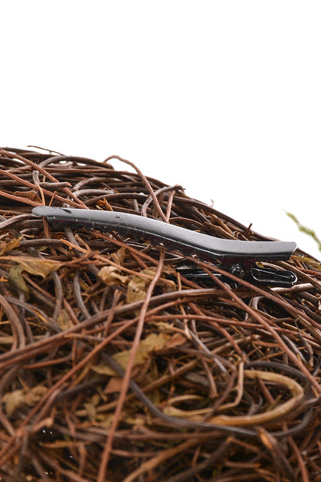 15" Cedar/Berry Cardinals Nest Clip Ornament Red/Green