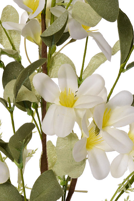 33" Silk Wild Daisy Spray White