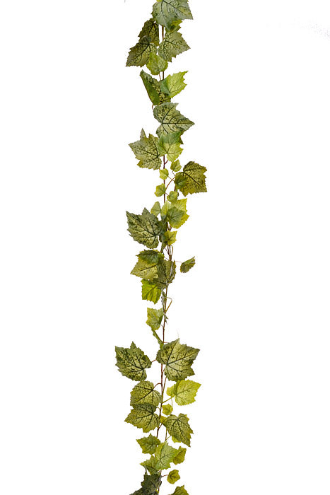 6Ft Real Touch Grape Garland Green Frosted