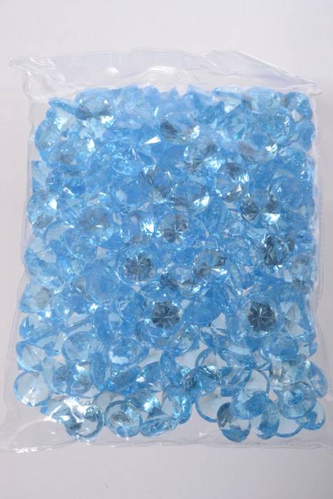 20mm Acrylic Diamond Light Blue Pkg/1lb
