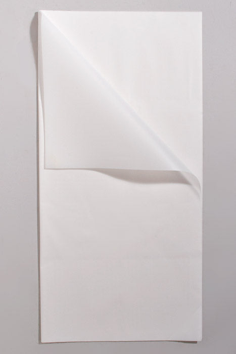 22.5" Waterproof Flower Wrapping Paper Pure White Pkg/20