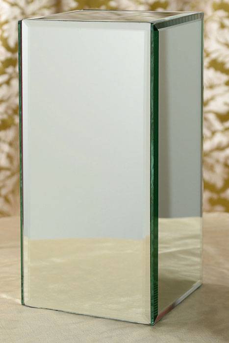 7.75" X 7.75" X 16" Mirror Box Stand