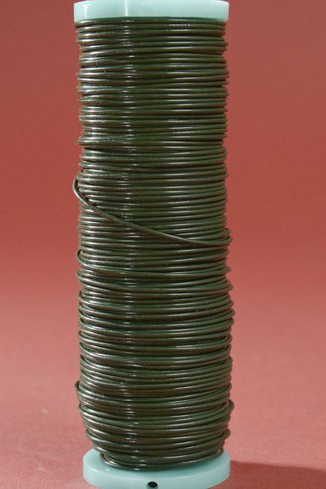 20ga Spooled Wire Roll Green